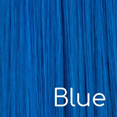 blue human hair