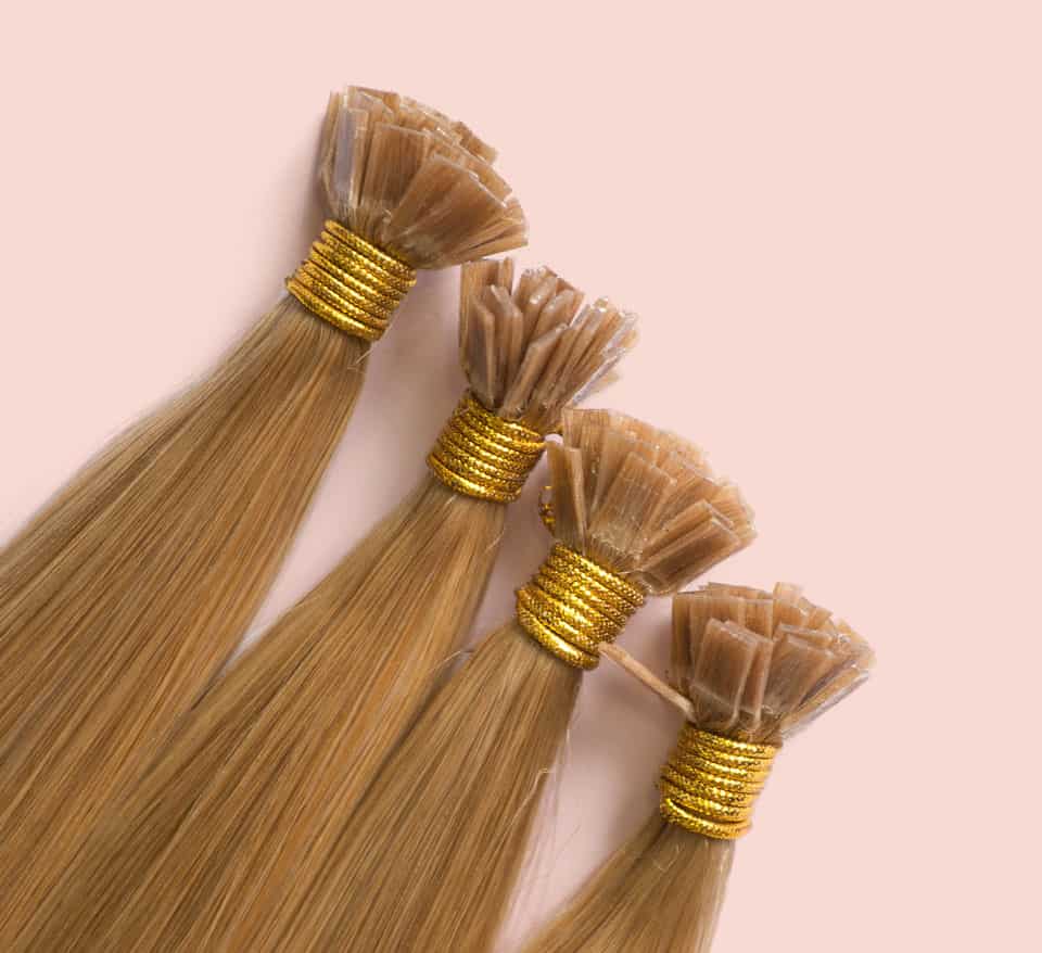 flat tip human hair extensions