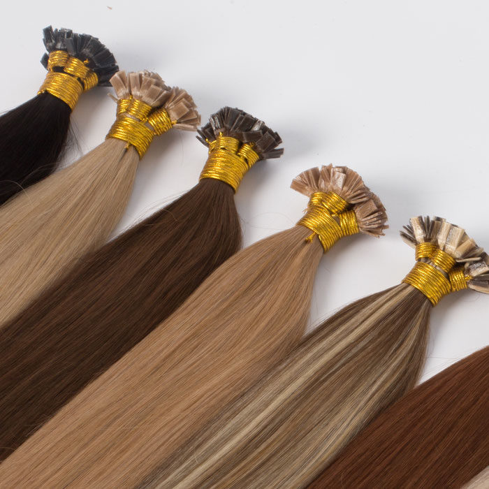 flat tip keratin hair extensions