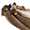 Flat tip hair extensions