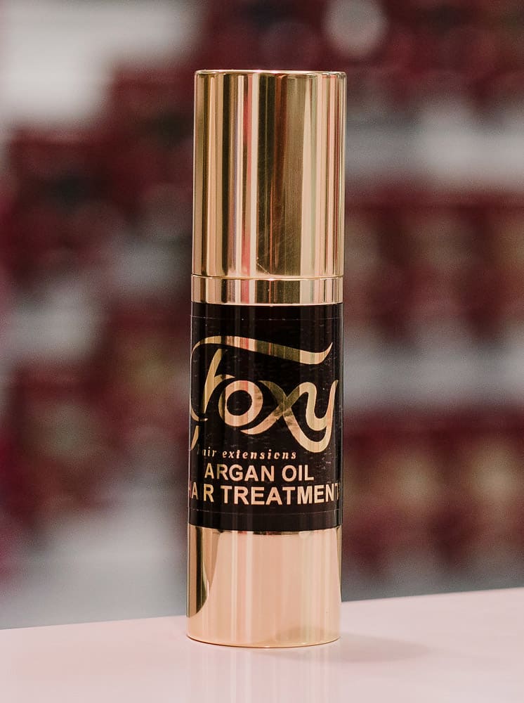 foxy hair extensions aftercare - Argan oil