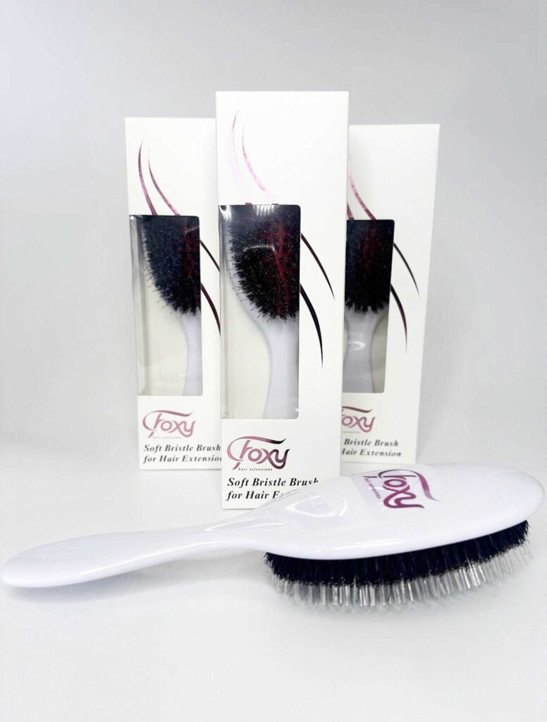 Hair-Extension-Soft-Bristle-Brush