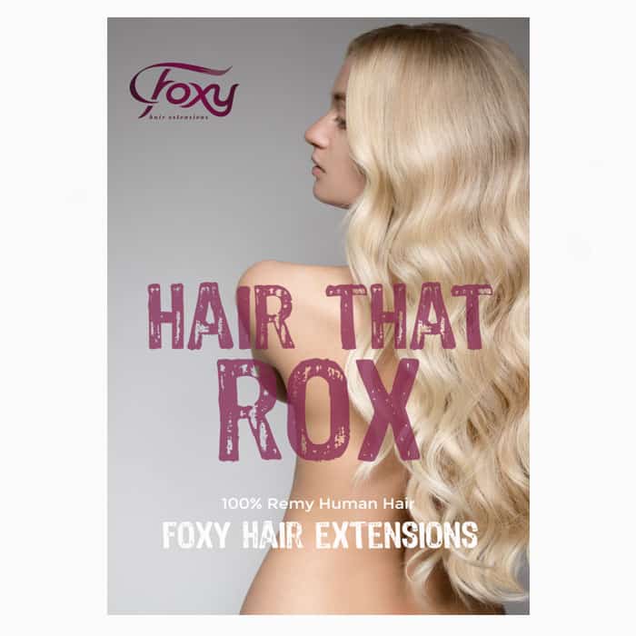 foxy hair salon poster