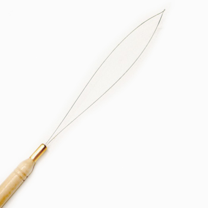 hair extension loop pulling needle