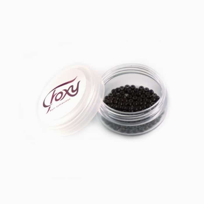 hair extension nano rings - black