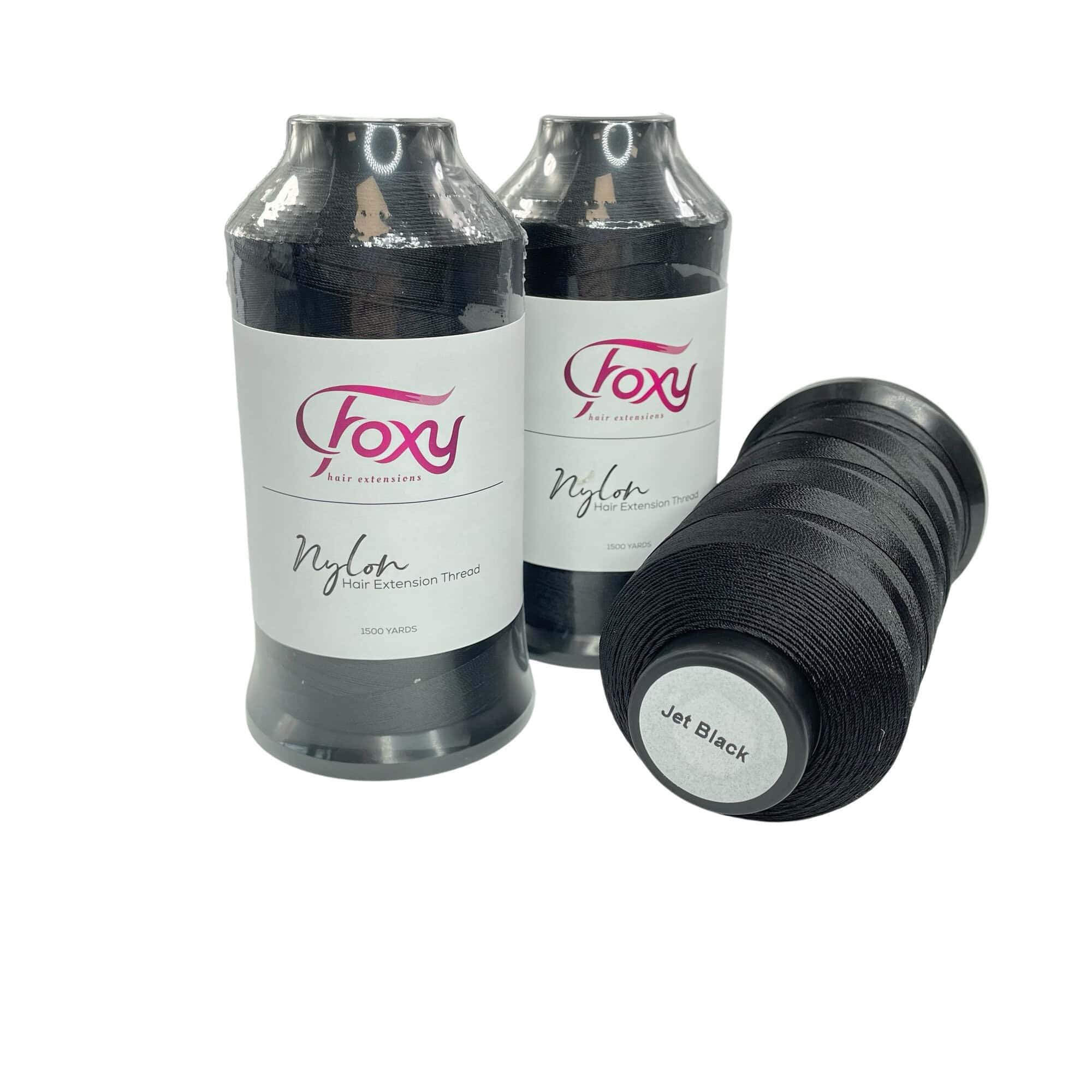 Nylon hair thread Black